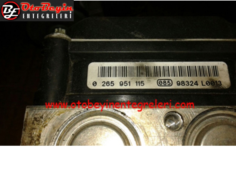 AUDİ, VOLKSWAGEN ABS BEYNİ ESP ECU 0 265 951 115-0265951115-0 265 951 115-0265951115